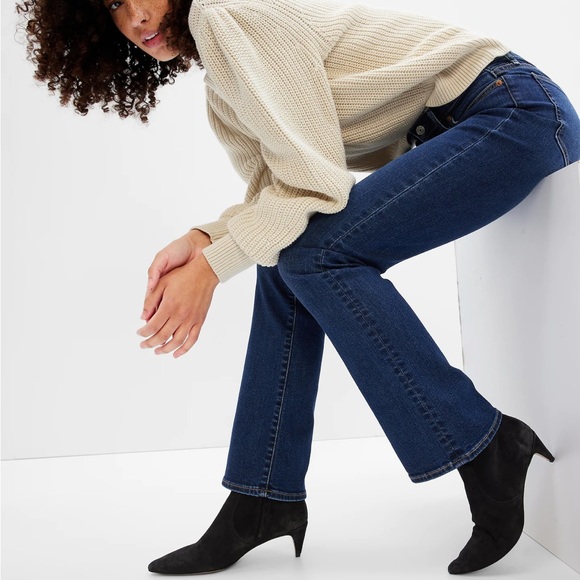 Gap long and lean jeans dark wash - Picture 8 of 9